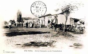 1858- Ain Sefra - Rue principale apres Inondations